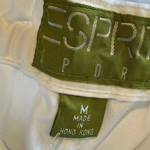 Vintage Esprit Sport White Pants NWT - Picture 7 of 9